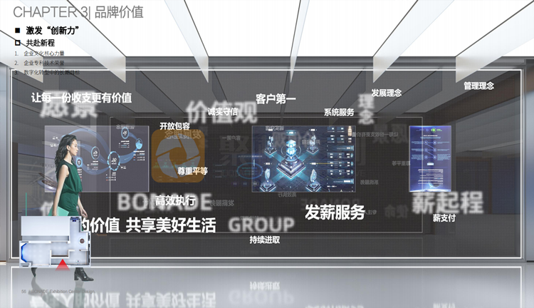 金融企業數字展廳設計：以數字化交互傳遞品牌專業與穩健
